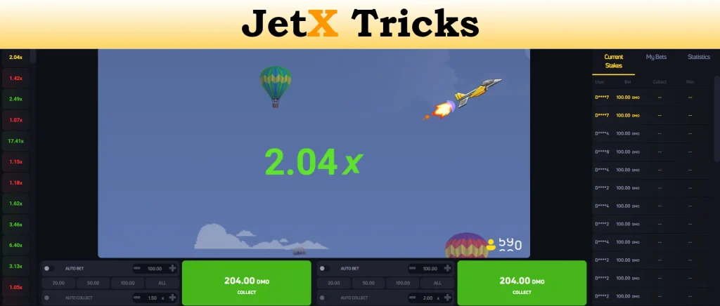 jetx tricks